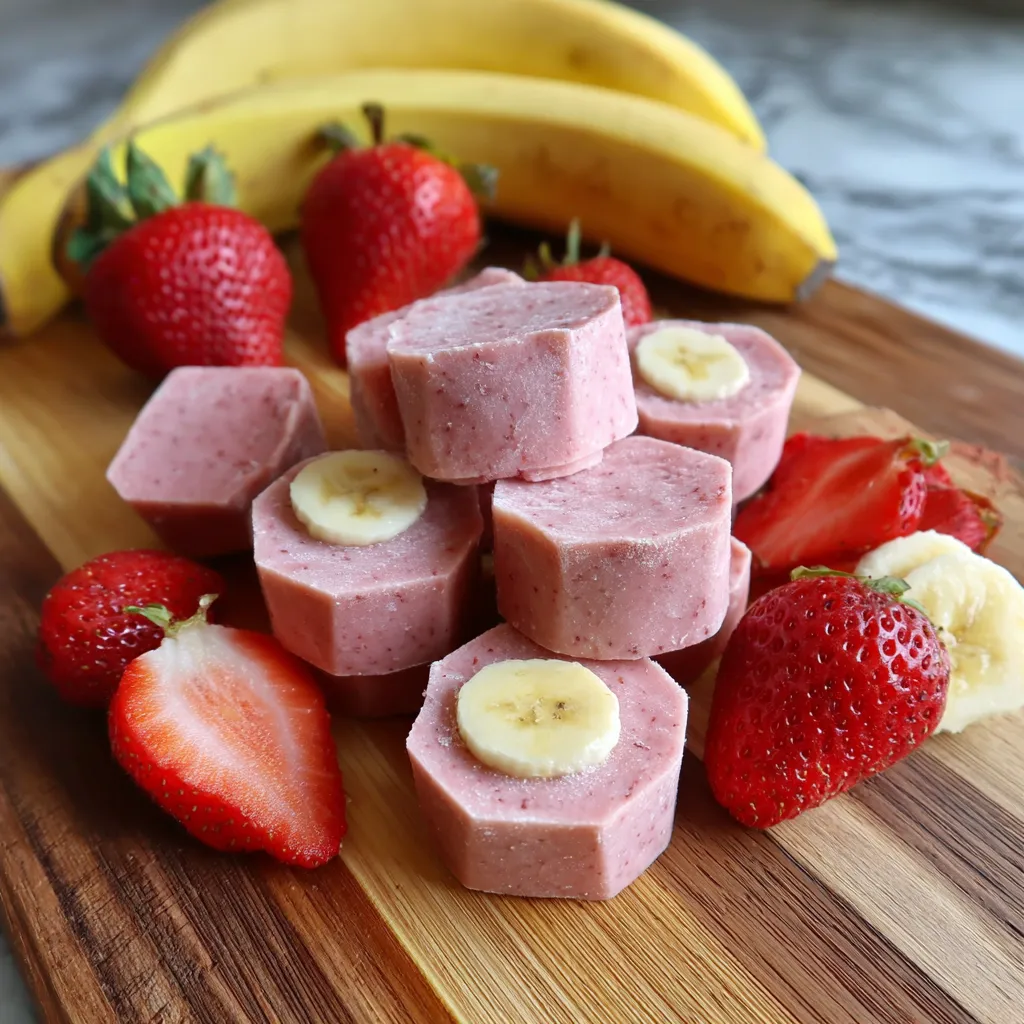A plate of food with bananas and strawberries.