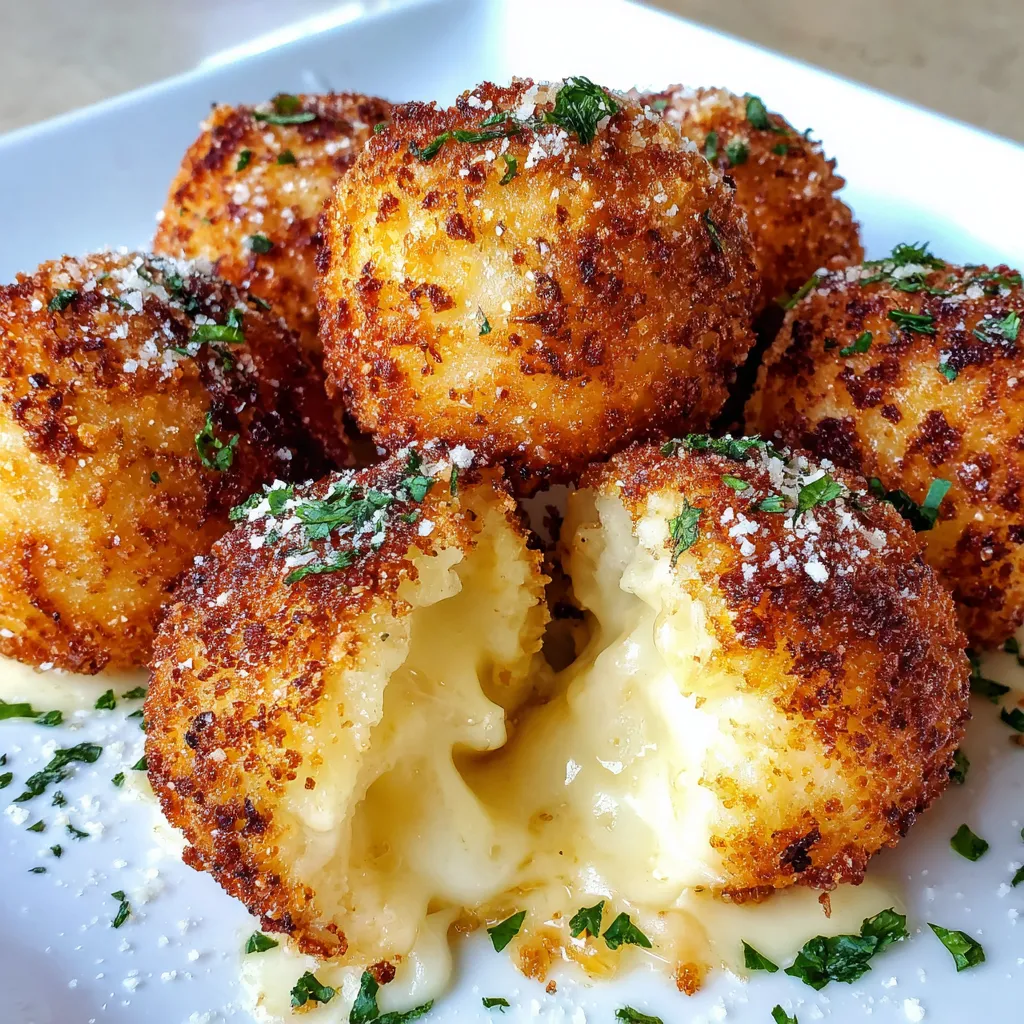 Air fryer cheesy mashed potato balls.