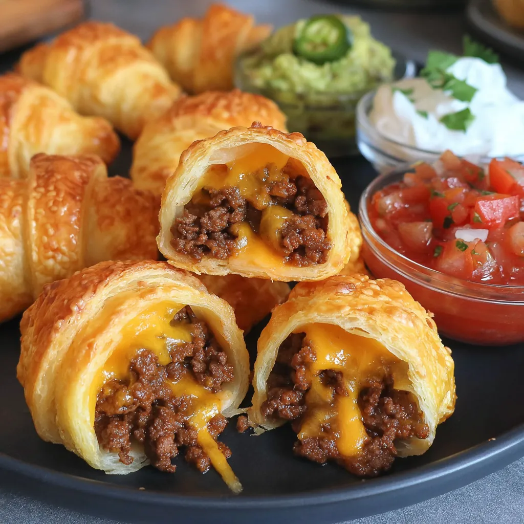 A plate of air fryer cheesy taco bombs.