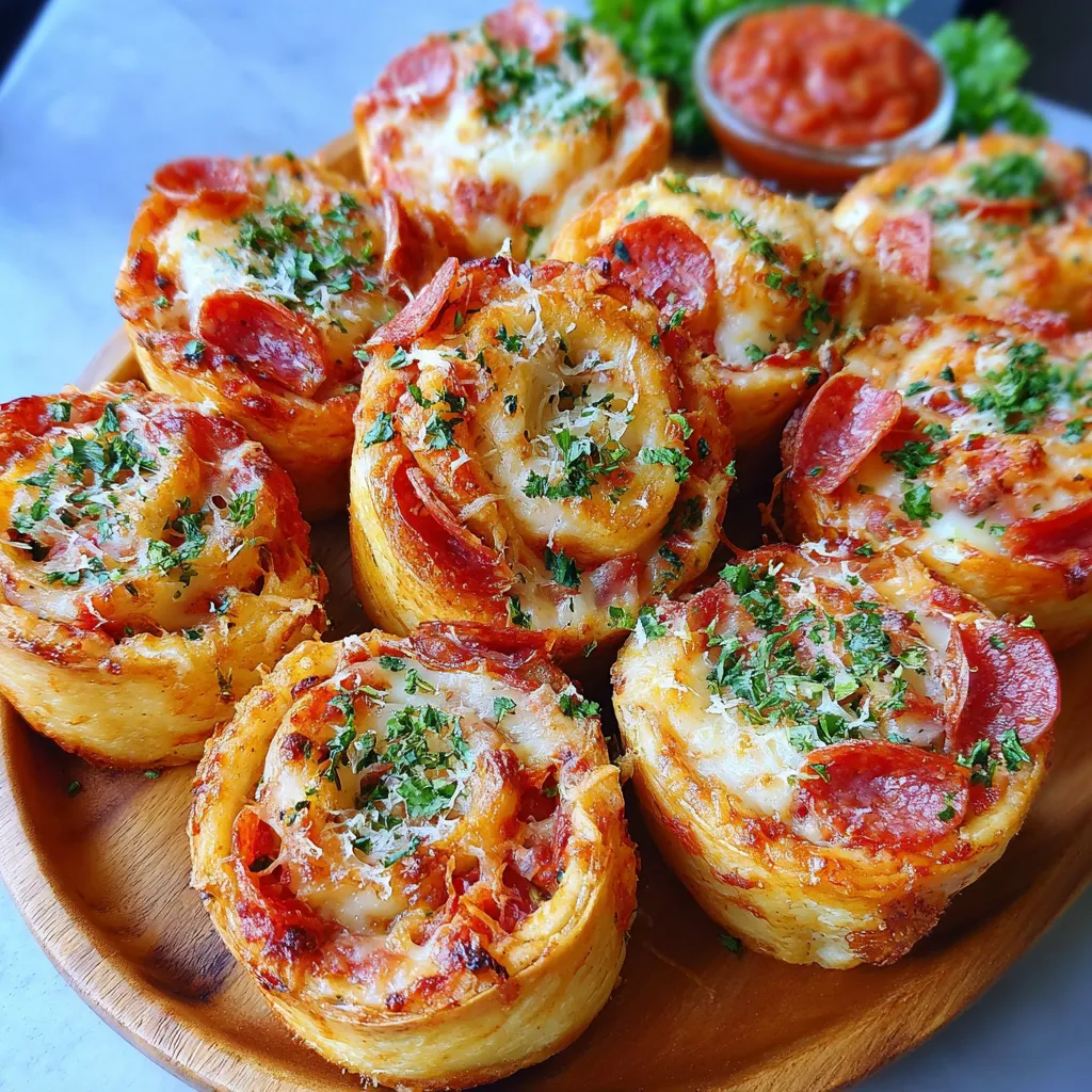 A plate of pizza rolls.