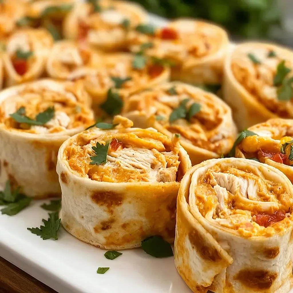 Chicken Enchilada Roll Ups.