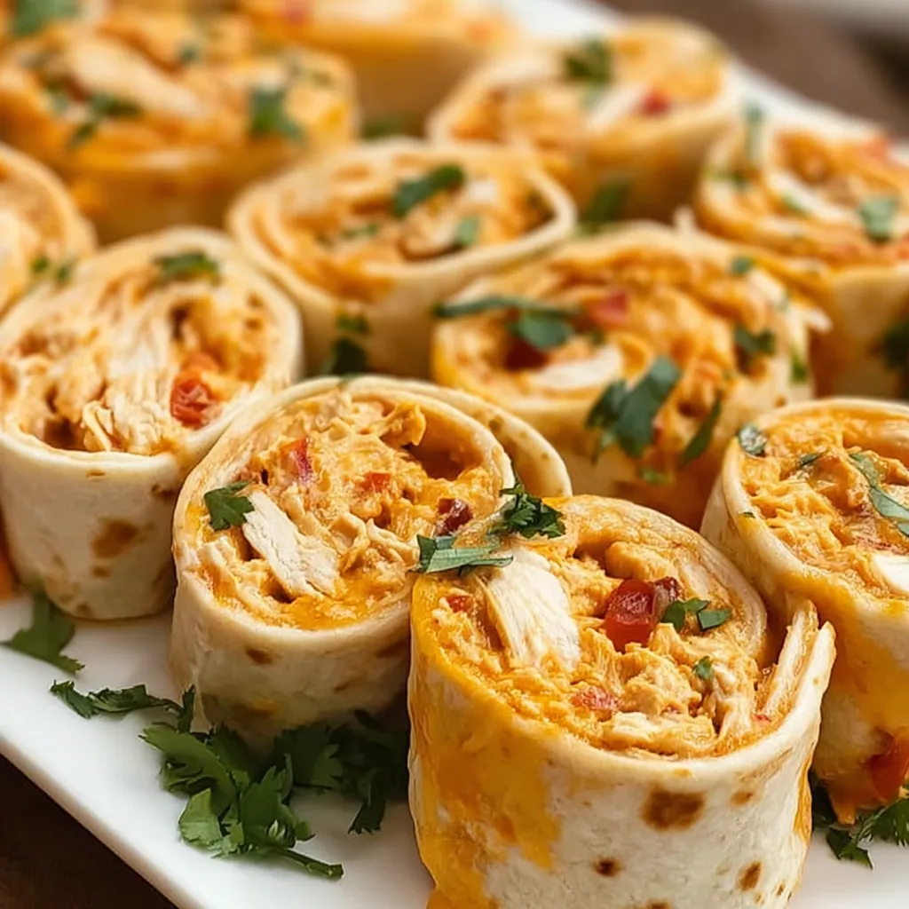 A plate of chicken enchilada roll ups.