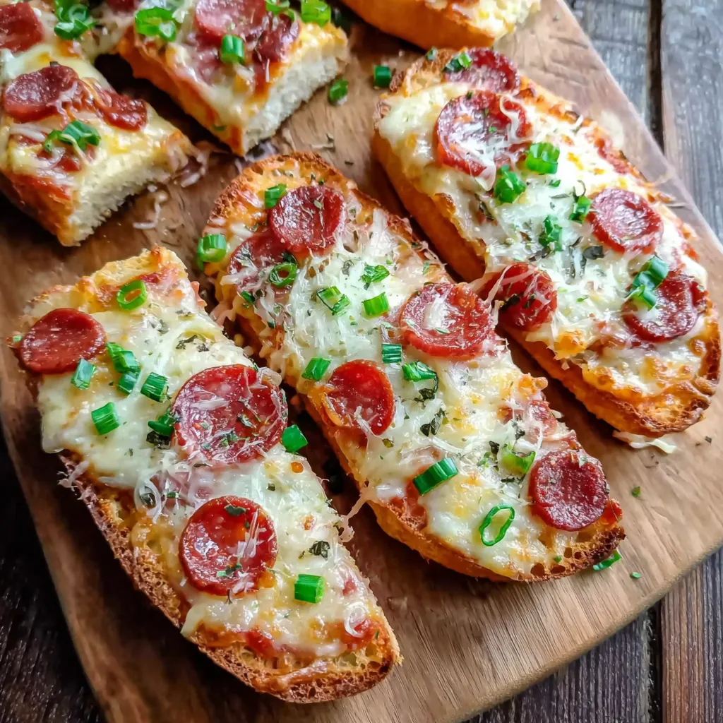 A pizza with pepperoni and cheese on a wooden board.