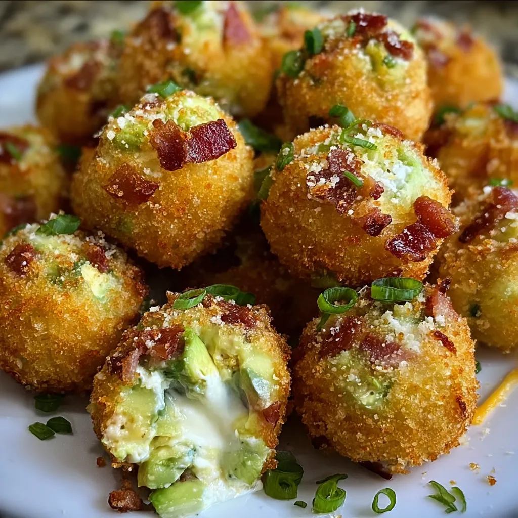 A plate of bacon wrapped avocado bites.