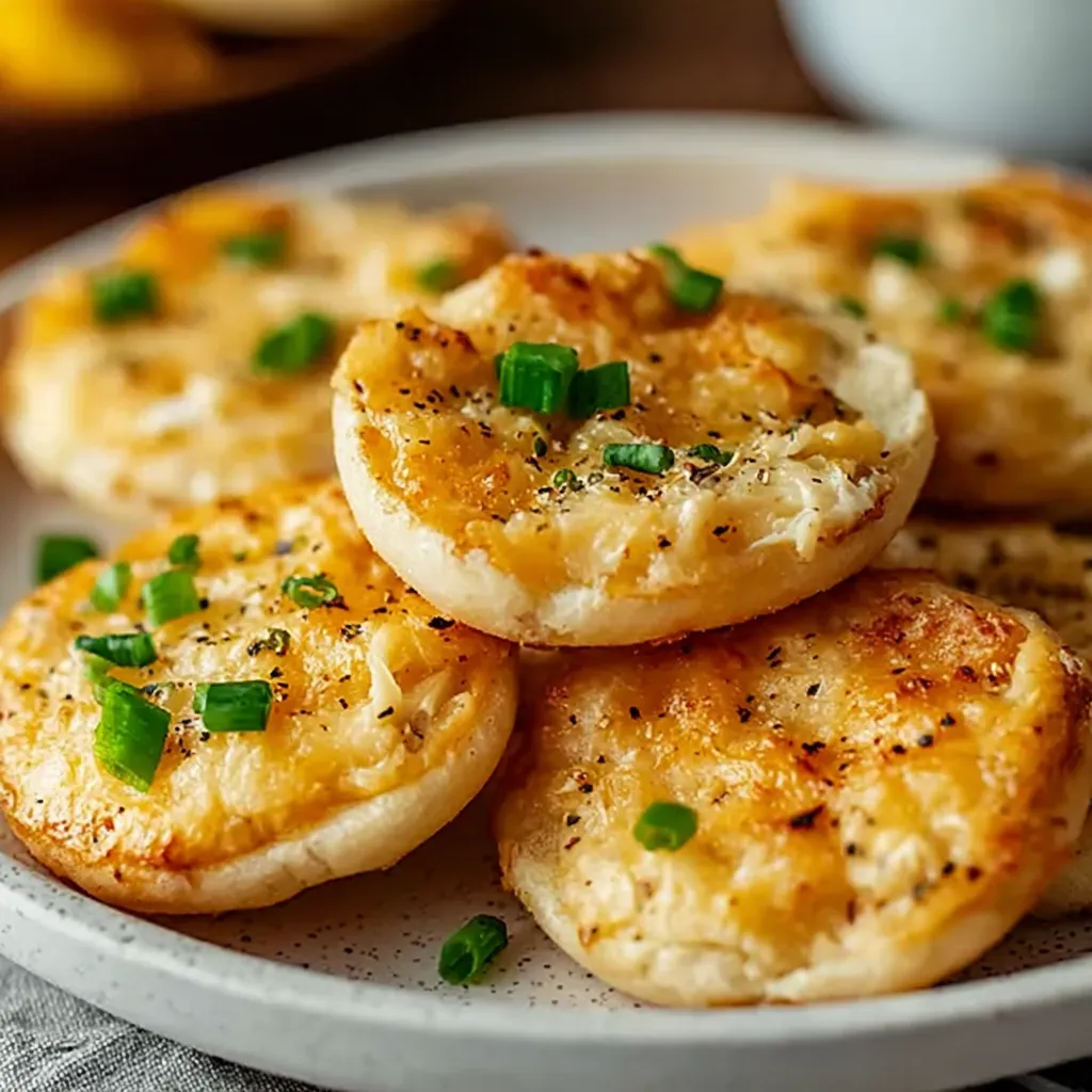 A plate of easy crab cakes.