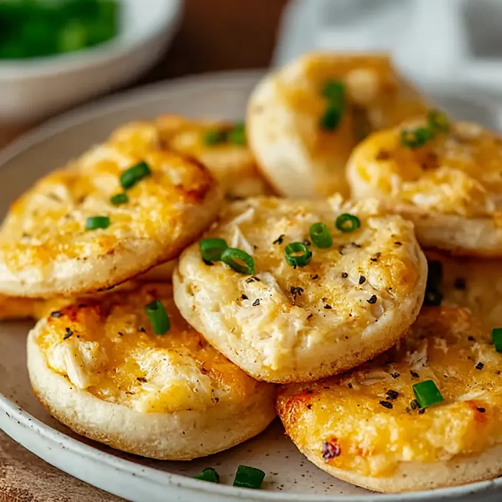A plate of easy crab cakes.