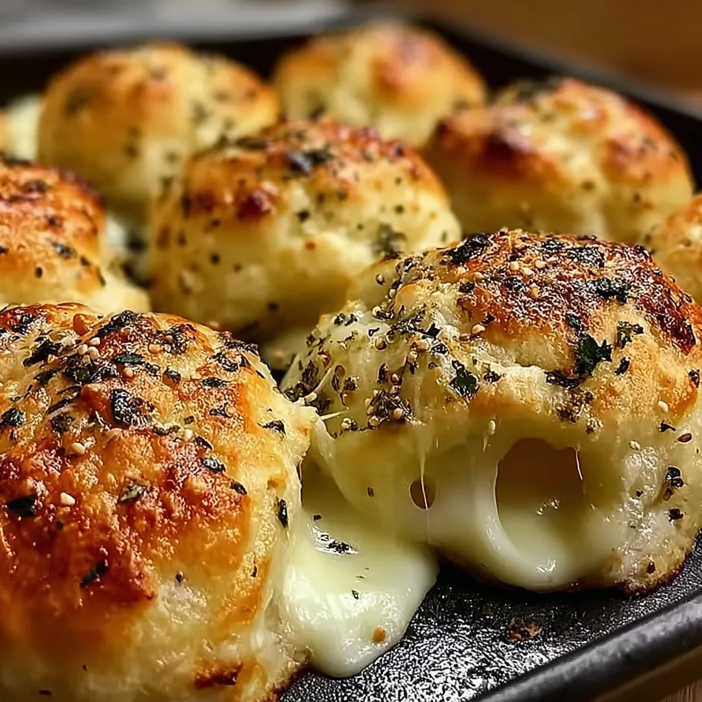 Mozzarella Biscuit Bombs.