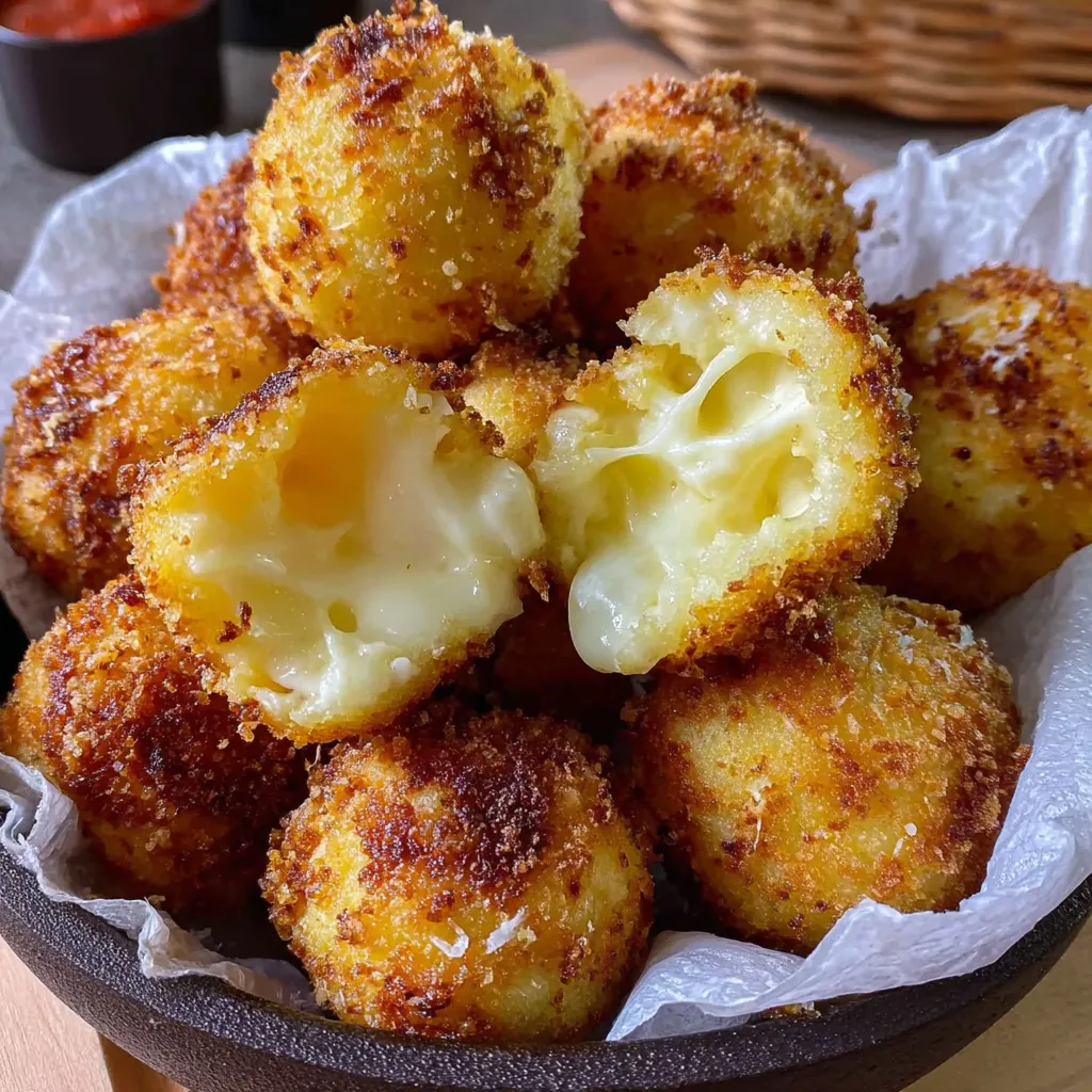 A bowl of cheese balls.