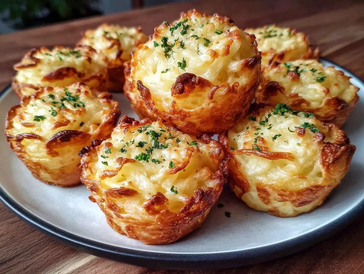 A plate of potato cheese bombs.