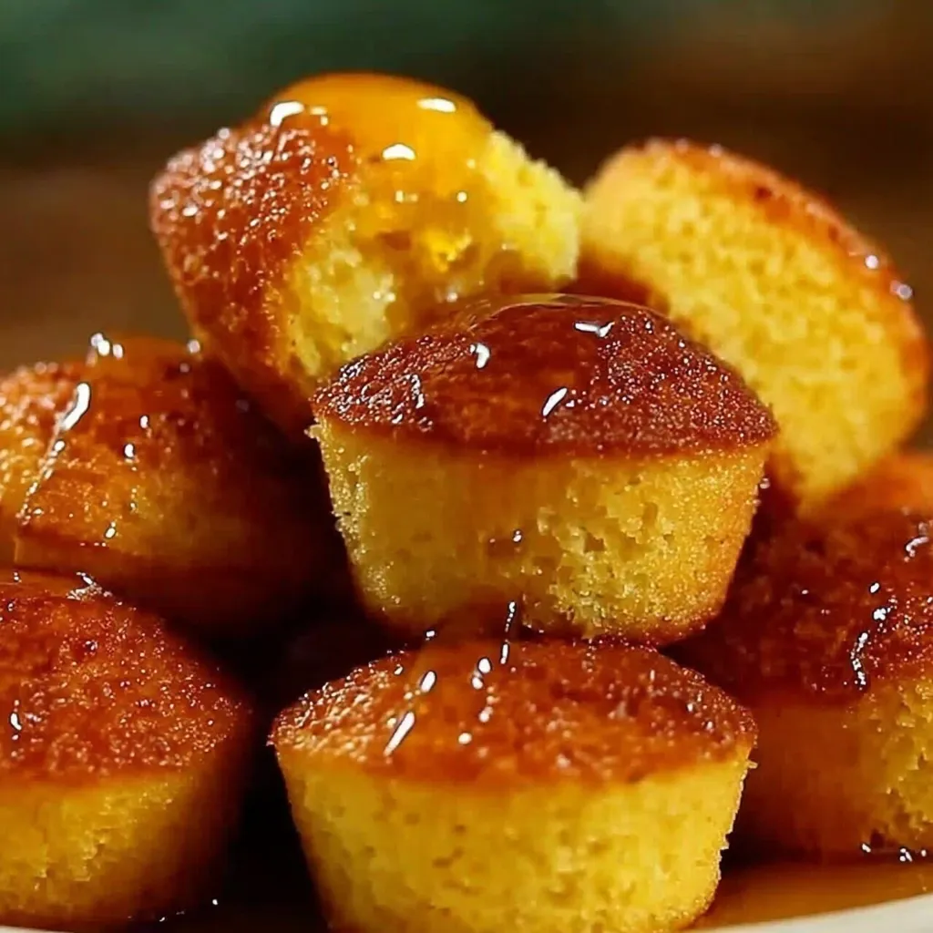 Honey Butter Cornbread Poppers.