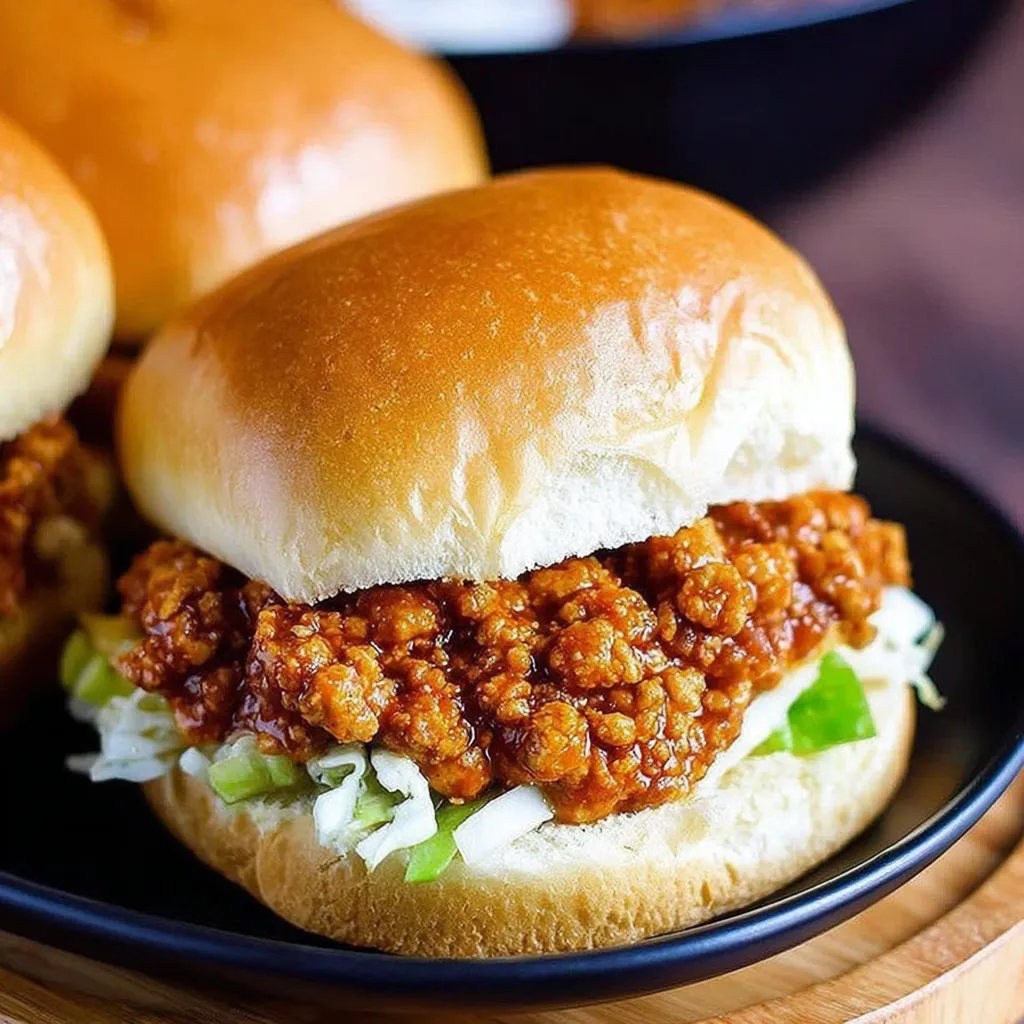 A sandwich with meat and lettuce on a plate.