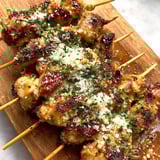 Garlic Parmesan Chicken Skewers.
