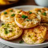 A plate of easy crab cakes.