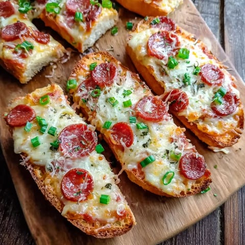 A pizza with pepperoni and cheese on a wooden board.